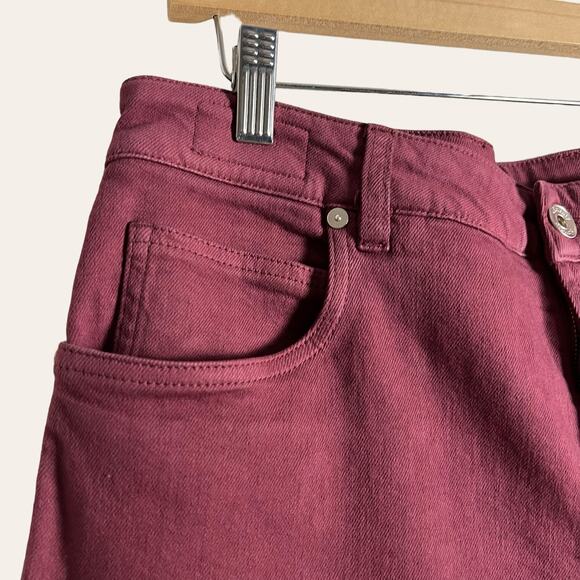 Eleventy Men’s Red Slim Fit 5-Pocket Pants Size 33 - Picture 3 of 11